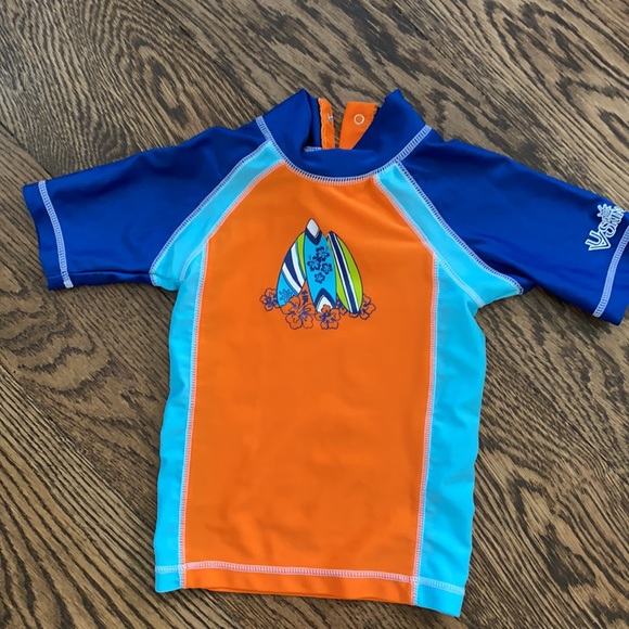 Rash guard and swim trunks - Picture 2 of 8